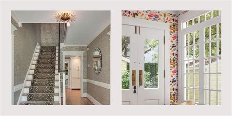 Wallpaper Ideas Thatll Give Your Foyer Serious Style Home Entrance My