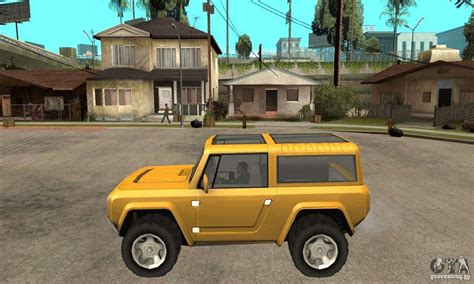 You can see the classic round headlights and square inset front grille evolved from the 1st. Ford Bronco Concept for GTA San Andreas