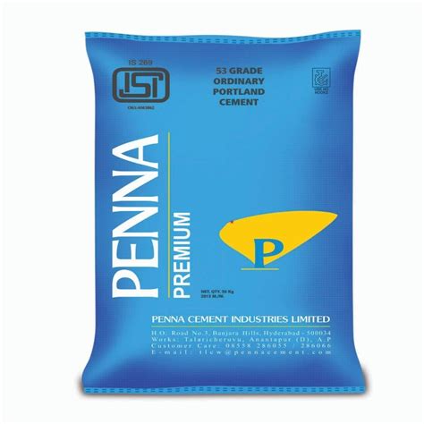 53 Grade Penna Cement, पेन्ना सीमेंट - Vishesh Steels, Hyderabad | ID