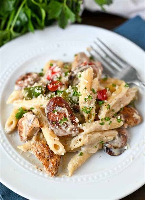 This family favorite pasta recipe comes together in only 30 additionally, i wanted add sausage as well. Cajun Chicken and Sausage Pasta - Butter Your Biscuit
