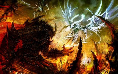 10 Top Epic Dragon Battle Wallpaper Full Hd 1080p For Pc Background 2021
