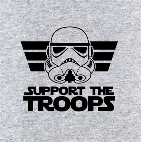 Star Wars Support The Troops Storm Trooper Svg Download