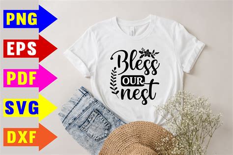 Bless Our Nest Svg Graphic By Svg Design Hub · Creative Fabrica