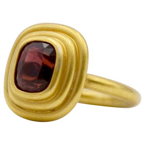 Contemporary Tourmaline 18 Karat Gold Cocktail Ring For Sale At 1stdibs
