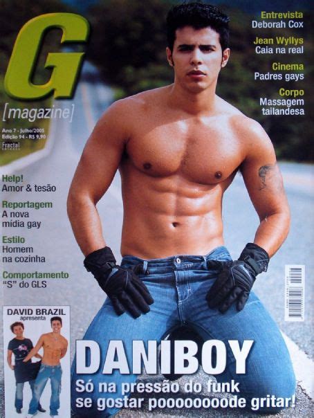 Dani Boy G Magazine Magazine July 2005 Cover Photo Brazil
