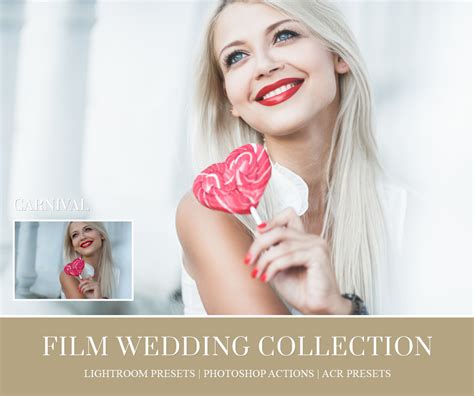 Wedding presets can be used in lightroom, photoshop, after effects and other software. Film wedding lightroom presets, photoshop actions and acr ...