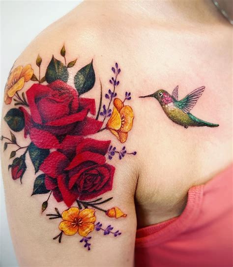 Hummingbird Tattoos That Are Not Only Artistic But Meaningful Colorful