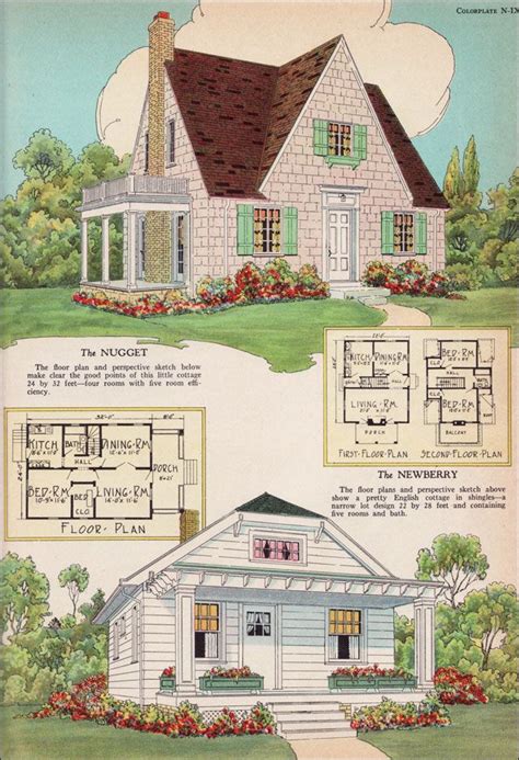 Radford House Plans 1925 Nugget And Newberry Small House