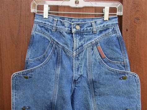 Rocky Mountain Vintage Jeans Snap Side High Waist Cowgirl Jeans Tapered