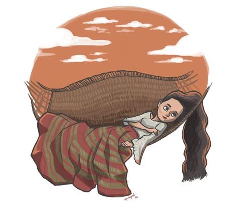 A Drawing Of A Woman Laying In Bed With Her Head On The Pillow While