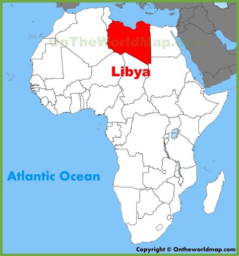 Interviste, grafici e news e storie in esclusiva. Libya location on the Africa map
