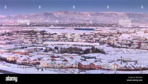 Winter Reykjavik Iceland Stock Photo Alamy