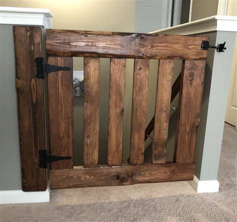 Pet gate with cat door. Rustic Half Door Baby or Pet Gate Gate | Etsy in 2019 ...