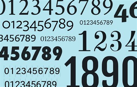 40 Best Number Fonts Free And Paid Justinmind