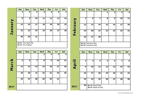Best Of 4 Month Printable Calendar Pleasant To Be Able To My Blog On