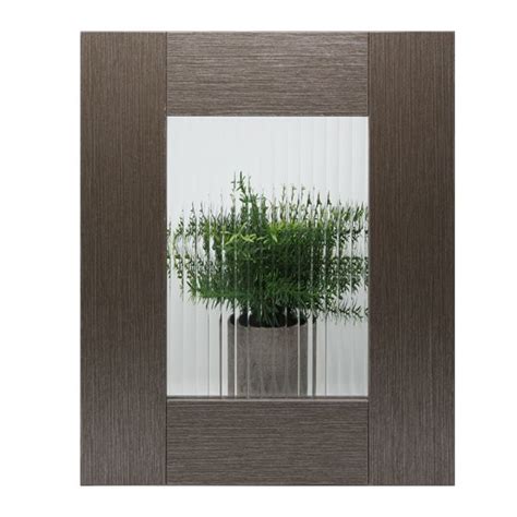 1/2 space clear/frosted reeded glass. Custom Cabinet Doors Cleaf Orione with Reeded Glass insert ...