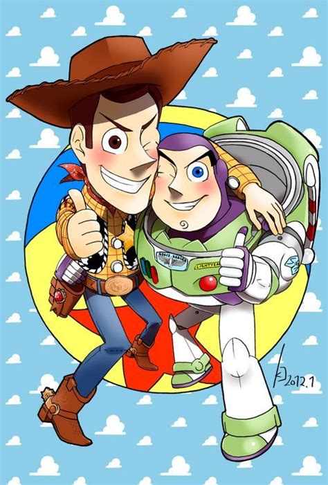 Woody And Buzz By Green Kco On Deviantart Toy Story Movie Disney Fan