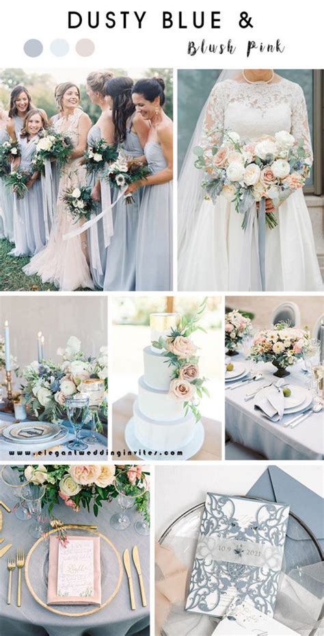 8 Stunning Dusty Blue Wedding Colors With Matching Invitation Ideas