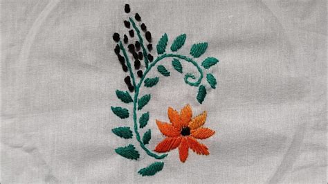 Satin Stitch Design Satin Stitch Embroidery YouTube