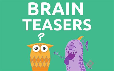 100 Brain Teasers For Kids And Adults With Answers