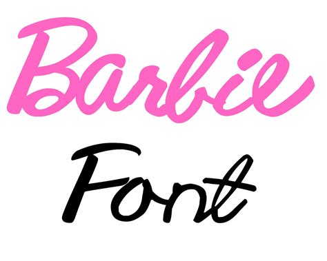 Cursive Barbie Alphabet Font Barbie Svg Barbie File Barbie Etsy