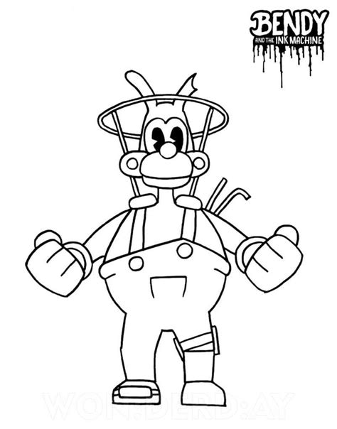 30 Best Ideas For Coloring Boris Bendy And The Ink Machine Coloring Pages
