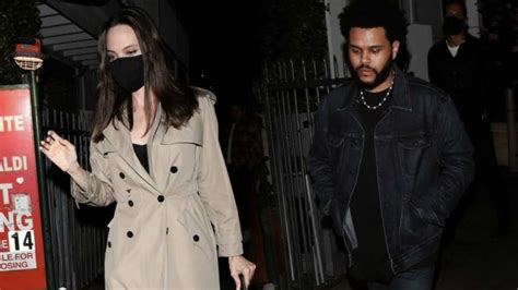Fotos Angelina Jolie Y The Weeknd Están Saliendo Juntos Canal 5