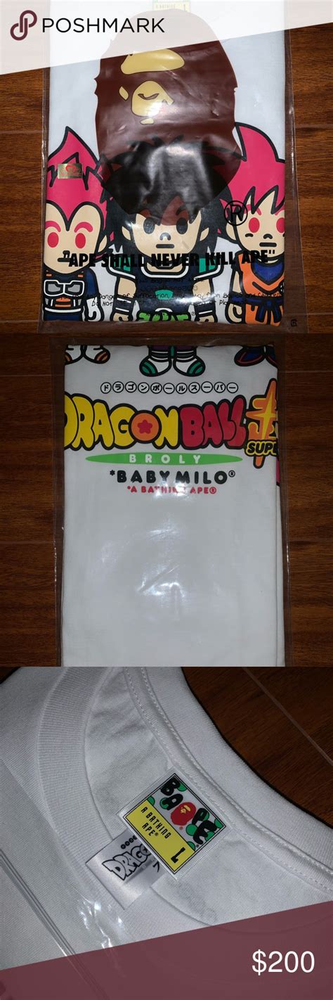 Bigbadtoystore has a massive selection of toys (like action figures, statues, and collectibles) from marvel, dc comics, transformers, star wars, movies, tv shows, and more BAPE DRAGON BALL Z SUPER BROLY MENS WHITE TEE | Bape ...