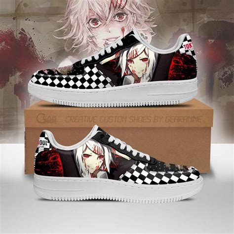 Amazon dosnt properly describe the collections edition of tokyo ghoul season 1, but they also mix the reviews so it gets the anime is not as good as the manga but is nonetheless enjoyable. Tokyo Ghoul Juuzou Air Force Sneakers Custom Checkerboard ...
