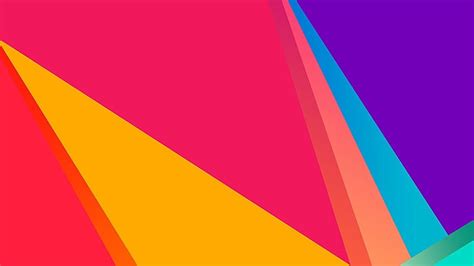 Hd Wallpaper Multicolored Abstract Painting Minimalism Simple