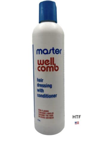 Original Master Well Comb Hair Dressing With Conditioner 8 Oz 1