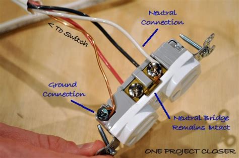 Diagrams for specific situations can be located within this pdf file by using the following methods: Video: How to Wire a Half-Switched Outlet - One Project Closer
