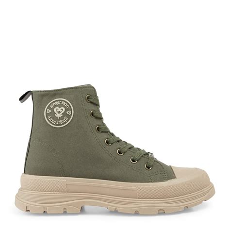 Green Military Boot 3090142 Ginger Mary