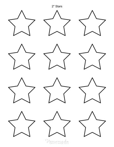 Large Printable Star Template