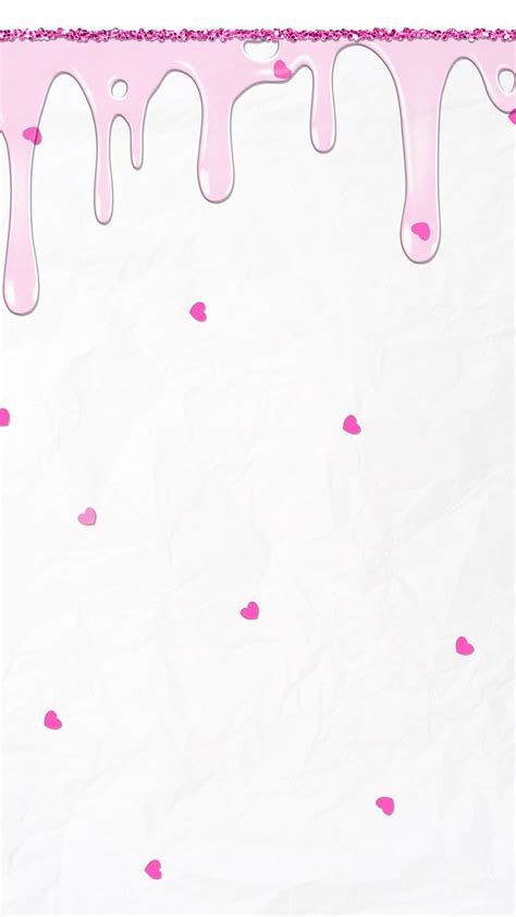 Simple Cute Whitepink Wallpaper Iphone Homescreen Wallpaper Pink