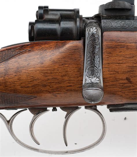 Engraved Mauser Mannlicher Sporting Rifle
