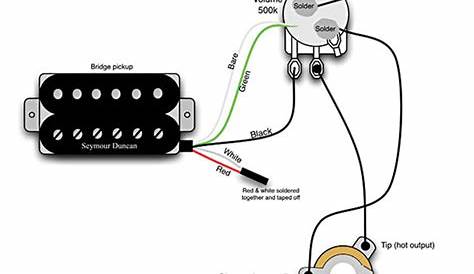 guitar pickup wiring diagram