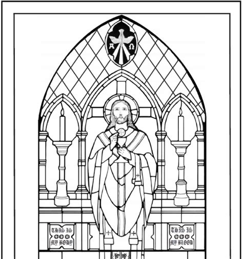 coloring pages  catholic mass pin  activities  kids nicole waft