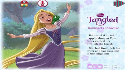 ♥ Disney Tangled Storybook Deluxe Hd Rapunzels Challenge Bedtime