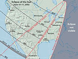 The closer they are to the centerline, the more of the sun will be gone. The Sun Gets a "Moon Bite" on June 10th - Sky & Telescope ...