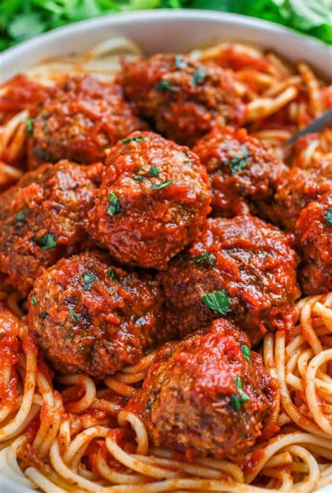 The Best Authentic Italian Meatballs With Sauce Recipe Lovelll