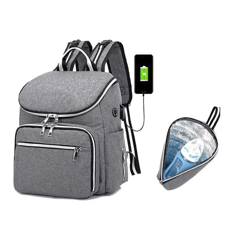 Wisewater Diaper Bag Backpack Large Travel Backpack With Usb Charging