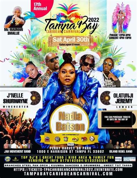 17th Annual Tampa Bay Caribbean Carnival Perry Harvey Sr Park Tampa April 30 2022