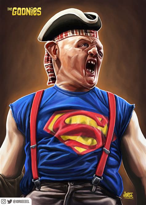 Best collection of funny goonies pictures. Super Sloth "The Goonies" - Jorgeeeel