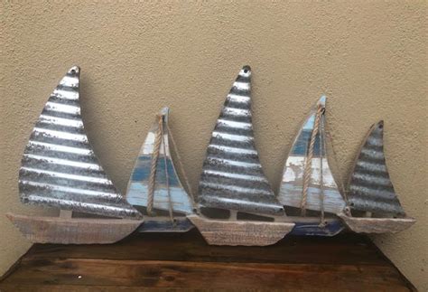 Sailing Boat Metal Wall Art Dorset Ts