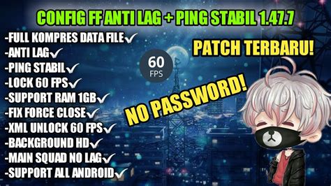 Now extract garena free fire zip file using winrar or any other software. Config FF No Lag Terbaru Update 1.47.7 60 Fps + Ping ...
