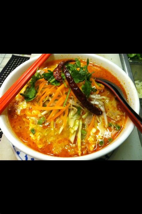 Takeaway spicy curry mee and famous loh bak burmah road penang street food malaysia 槟城美食咖喱面卤肉. Mee Khati is a Laotian noodle soup, pork broth, grounded ...