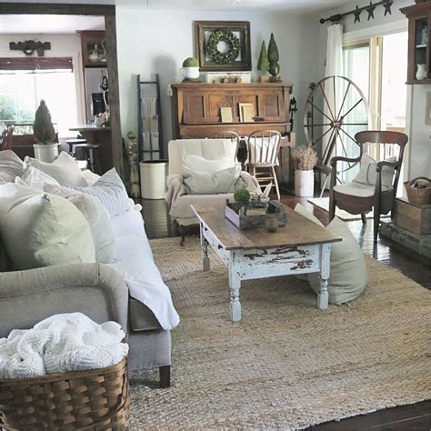 30 Gorgeous Country Farmhouse Decor Ideas For Living Room Trendedecor