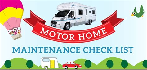 Motorhome Maintenance Checklist Visually