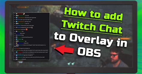 How To Add Twitch Chat Overlay On Screen Obs Studio